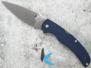 Spyderco C244GPCBL Native Chief Cobalt Blue G10 Handles, SPY27 PE