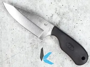 Spyderco Subway Bowie Satin LC200N Fixed Blade Knife FB48PBK