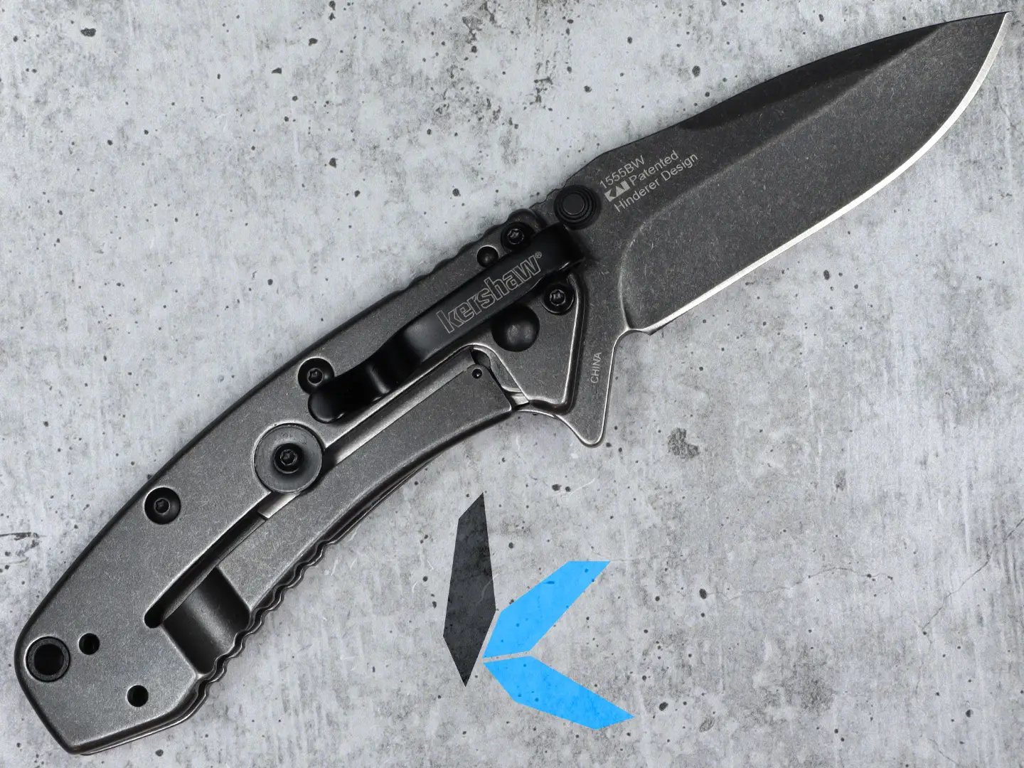 Kershaw Cryo 1555BW Spring Assisted Flipper Knife - Image 2