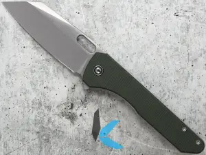 Civivi C23060-2 Nugz Green Canvas Micarta Handle, 14C28N Satin Finish Blade