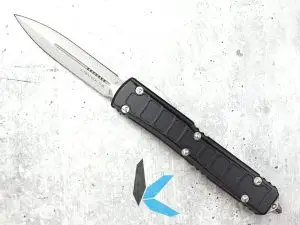 Microtech Ultratech II D/E Signature Series Stonewash Standard 122II-10 S