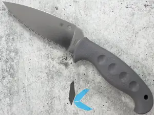 Spyderco FB05SGY Temperance Sprint Run Fixed Blade Grey