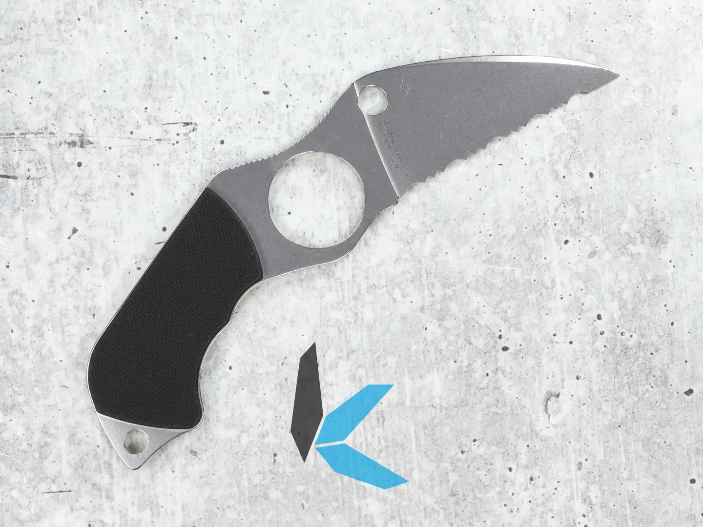 Spyderco FB14S6 Swick 6 LC200N Wharncliffe Serrated Blade - Image 2