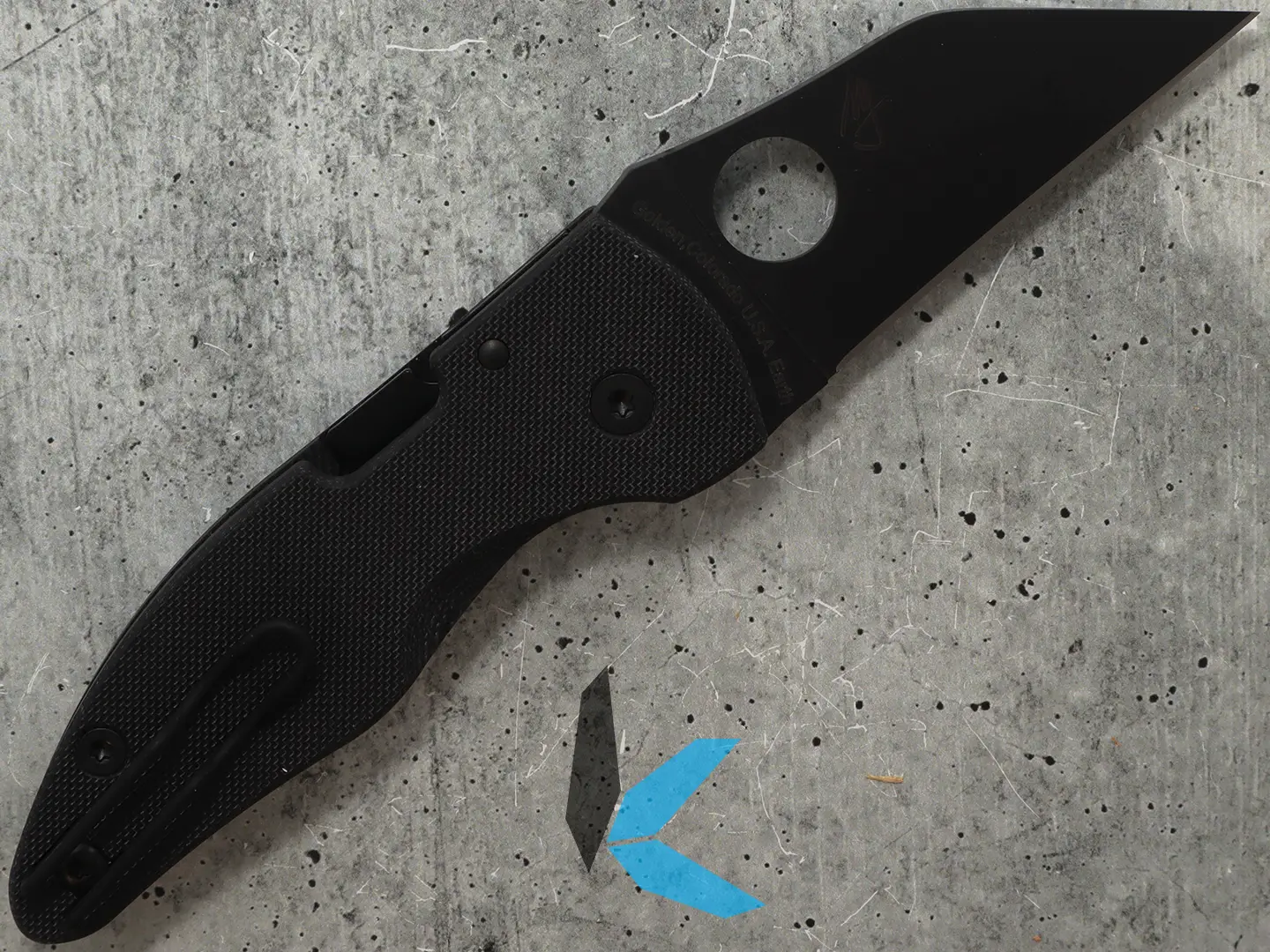 Spyderco Microjimbo BK G-10 BK S30V C264GPBK - Image 2