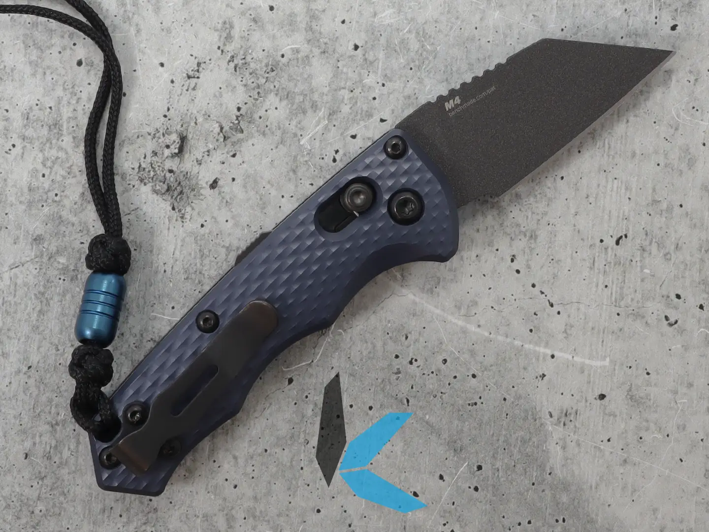 Benchmade 2950BK Partial Immunity, Automatic Folding Knife, Charcoal Grey - Image 2