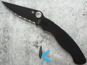 Spyderco C36GSBK2 Military 2 Black G10, S30V Serrated Edge