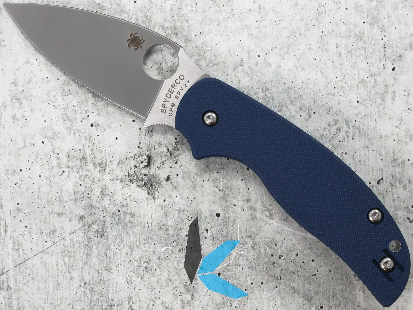 Spyderco C123GPCBL Sage 5 Cobalt Blue