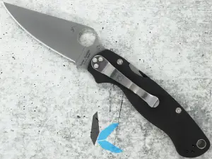 Spyderco Paramilitary 2 Left Handed Folding Knife C81GPLE2 CPM-S45VN