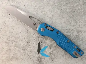 Microtech MSI S/E Frag Blue Stonewash Std 210-10 FRBL
