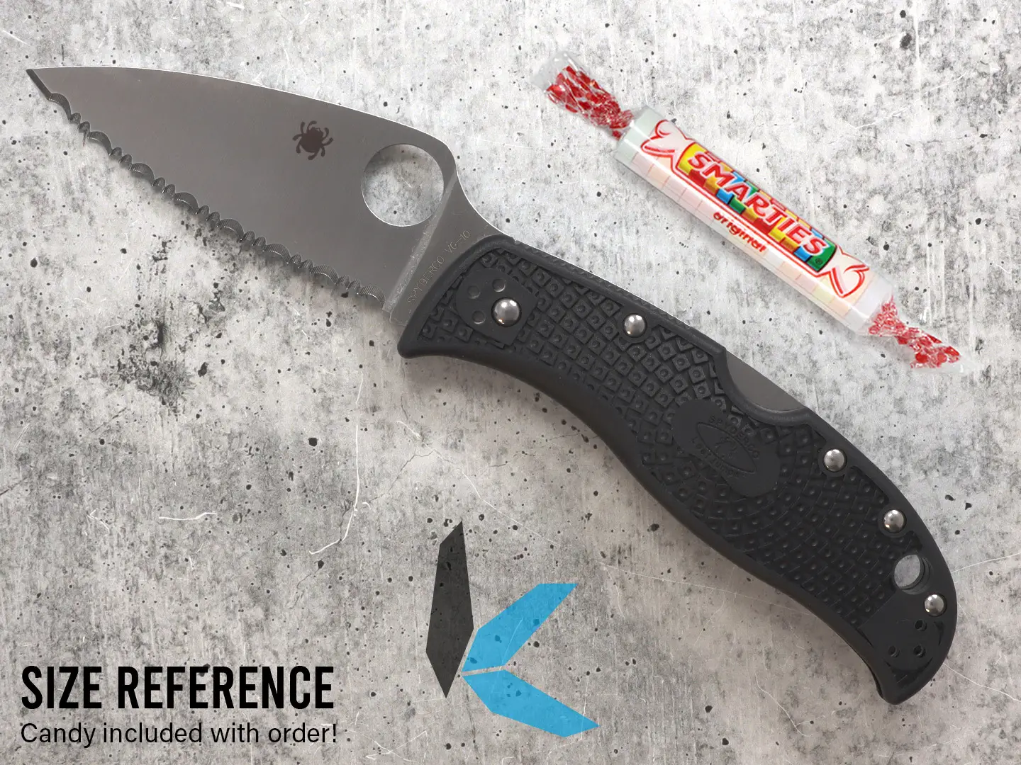 Spyderco C262SBK Leaf Jumper Folding Knife - Image 3