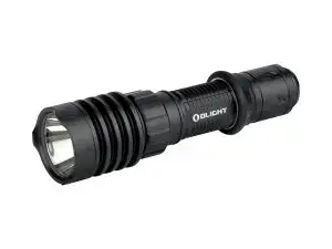 Olight Warrior X4 Rechargeable Long Range Tactical Flashlight with Tail Switch
