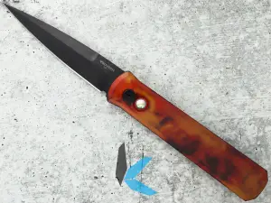 Protech 921 DF2 Godfather Auto, 154CM Black Blade