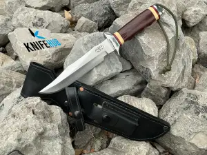 Pre-Owned Martin Knives MR SOG Bowie Fixed Blade Knife with Sheath