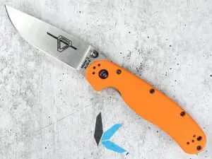 Ontario 8860OR RAT II Linerlock Orange