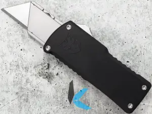 CobraTec CTOTFUTBLK OTF Utility Knife Black