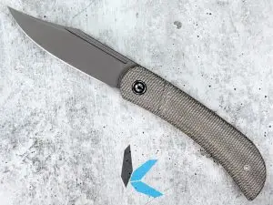 Civivi Appalachian Drifter C2015C Dark Green Micarta Handle Grey SS Liner Grey SW CPM S35VN