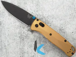 Benchmade 535BK-07 Bugout M390 Steel, Burnt Brass Aluminum