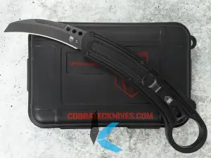 Used CobraTec Karambit Black CTBK-RH with Case