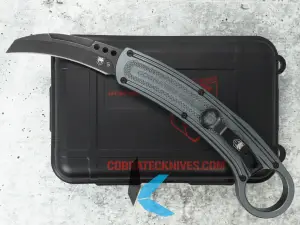 Used CobraTec Karambit Grey with Case