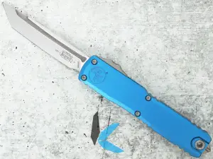 Microtech 11234-14BL Ultratech T/E Gen IV Blue Stonewash Std