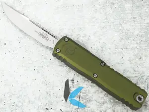 Microtech 12314-10OD UTX-85 S/E Gen IV, OD Green, Stonewash Std