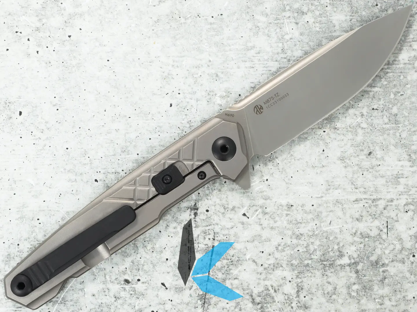 Used Ruike M875-TZ Folding Knife with Box - Image 3