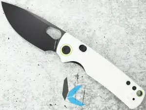 Vosteed A2606 Porcupine, 14C28N Black SW Blade, White G10 Handle