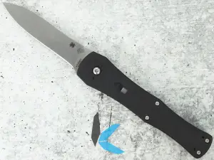 Used Spyderco Janisong Side Lock Folding Knife no Box