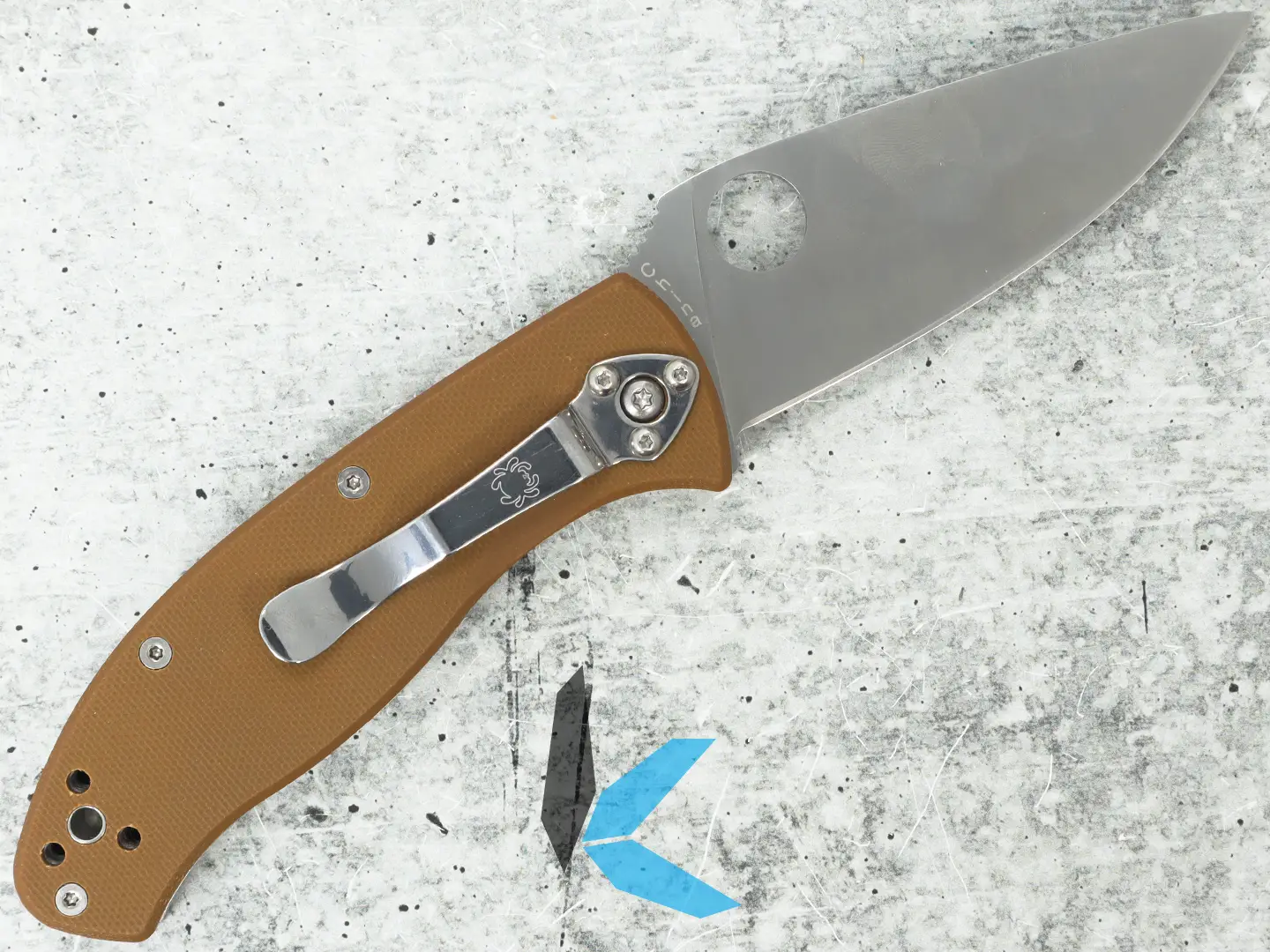 Used Spyderco Tenacious G-10 with 8Cr13MoV Blade no Box - Image 2