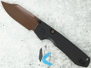 Vosteed A2926 Raccoon 14C28N Dune Blade, Black Micarta Handle